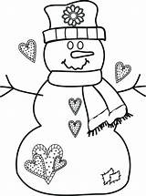 Snowman Coloring Pages Christmas Snowmen Printable Printables Abominable Frosty Print Night Grinch Color Kids Winter 3rd Grade Colouring Sheets Hearts sketch template