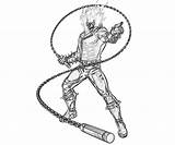 Ghost Rider Coloring Pages Marvel Character Vs Drawing Outline Capcom Print Paintingvalley sketch template