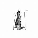Sears Tower Template sketch template