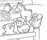 Coloring Farm Pages Printable House Animal Barnyard Drawing Kids Color Simple Animals Plain Equipment Easy Agriculture Print Farmhouse Getcolorings Back sketch template