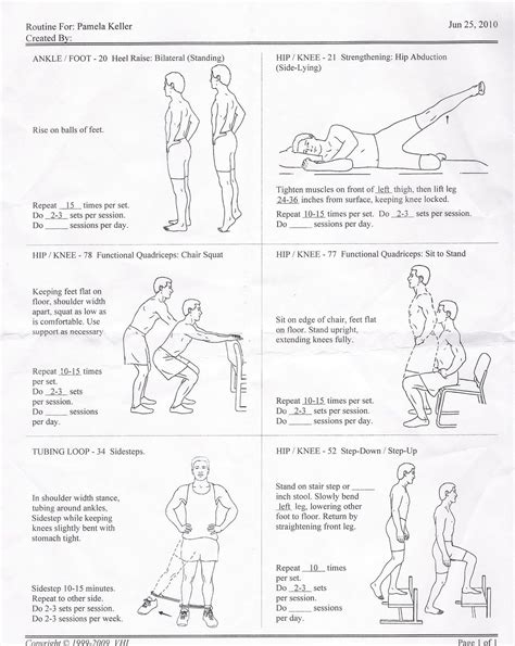 physical therapy knee exercises  osteoarthritis   switzer