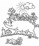 Coloring Farm Pages Coloringpages1001 sketch template