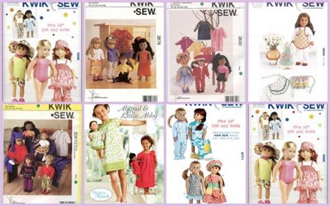 Kwik Sew 18 Doll Clothes Sewing Pattern Fits American Girl Ebay