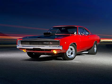 desktop wallpaper classic muscle car red dodge charger hd image picture background zjtbs