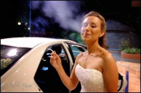 brides smoking cigarettes