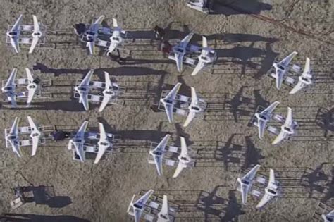 navy  demo swarming drones  sea uas vision