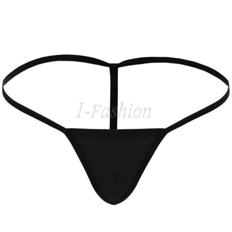 Women Lace Underwear Wet Look G String Brief Panties Thongs Lingerie