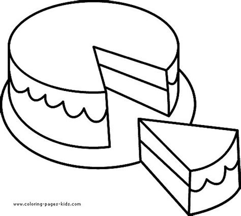 preschool printables  cake coloring pages  bhca