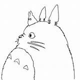 Ghibli Totoro Neighbor sketch template