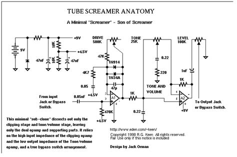 tube screamer ts schematic