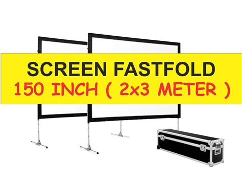 screen fastfold   meter sewa rental proyektor led tv  videotron