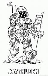 Kathleen Kleurplaten Naam Astronaut Kleurplaat Alien sketch template