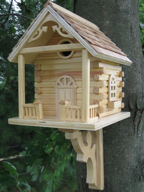 log cabin birdhouse natural bird house bird houses bird houses diy
