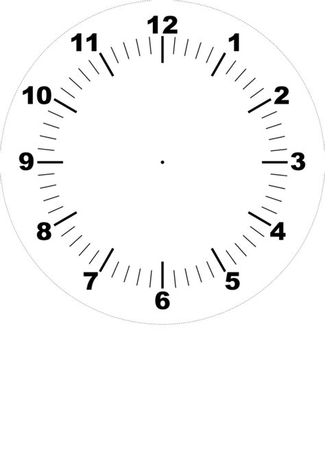 diy clock face openclipart