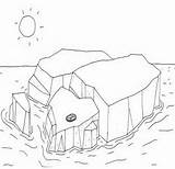 Iceberg Pretende Disfrute Niñas Compartan Motivo sketch template