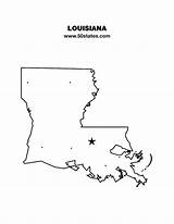 Louisiana Map State 50states Maps Outline Blank Capital States Baton Rouge Printable Michigan Find 50 Pages United Nebraska Capitals Where sketch template