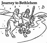 Bethlehem Mary Donkey Journey Starklx Tocolor sketch template