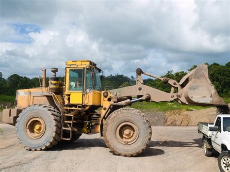 front  loader stock photo image  diesel machinery