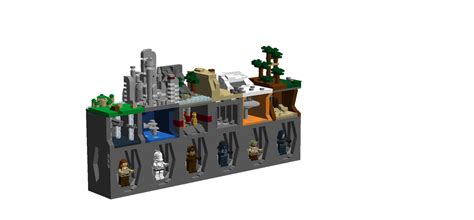 lego ideas lego star wars episodes 1 6 micro builds and display