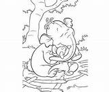 Lumpy Coloring Winnie Pooh Pages Disney sketch template
