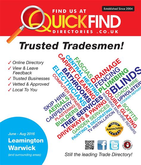 quick find leamington spa  quick find directories issuu