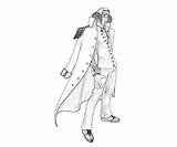 Aokiji Piece Uniform Coloring Pages sketch template