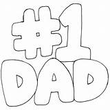 Coloring Pages Fathers Dad Printable Crafts Happy Kids Drawing Choose Board Gift Birthday sketch template
