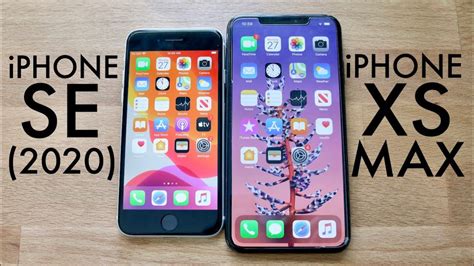 Iphone Se 2020 Vs Iphone Xs Max Comparison Review Youtube