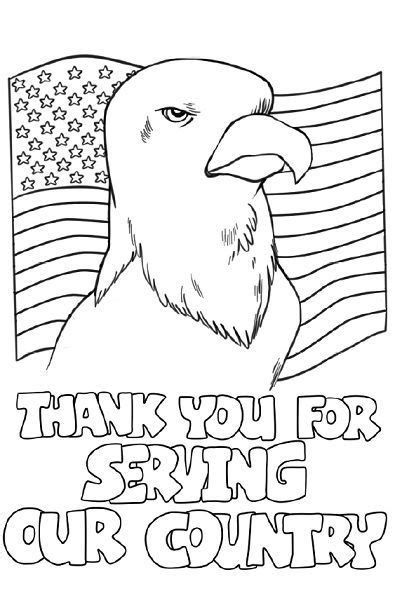 veterans day thankyou printable coloring pages  veterans day