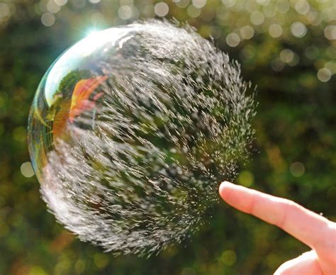 surprising bursting  bubble