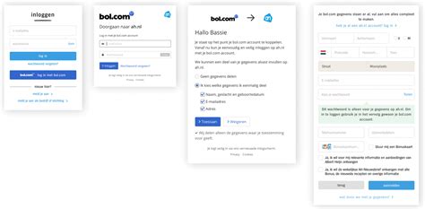 met een account inloggen bij albert heijn en bolcom