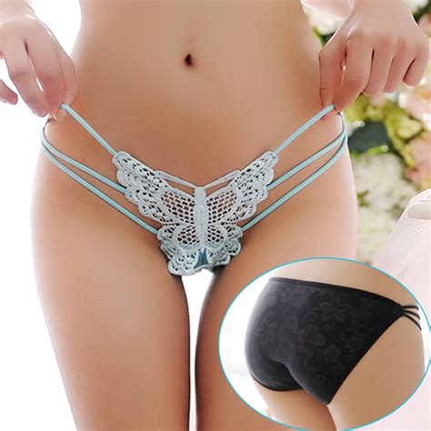 sexy panties hollow out g strings thongs butterfly bandage