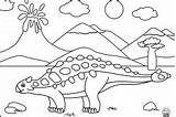 Amaxkids Ankylosaurus sketch template