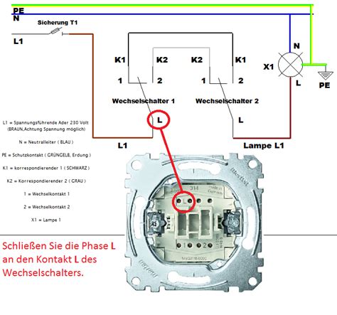 ausloeschen herumlaufen wirksamkeit kreuzschaltung mit  schaltern lustig oper fuenfzig