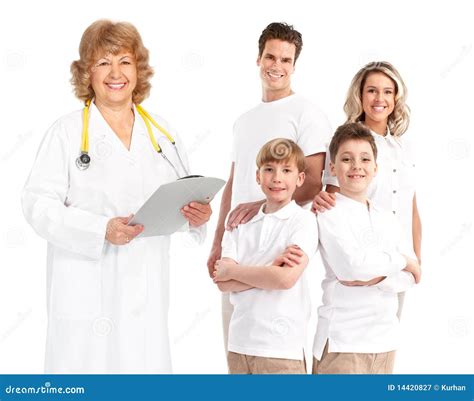doctor  family stock image image  pediatrician
