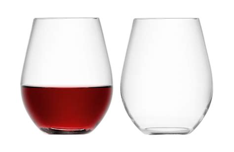 Lsa International Wine Stemless Red Wine Glass Set Of 2 Heal S Uk