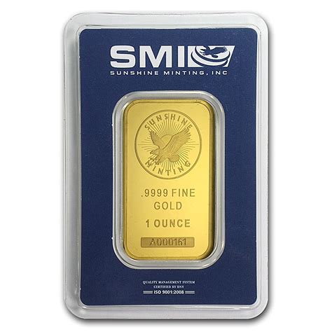buy  oz sunshine minting gold bullion bar pre owned