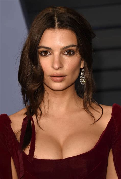 Emily Ratajkowski Style Gone Girl Star Wows In Oscars Gown With Hubby