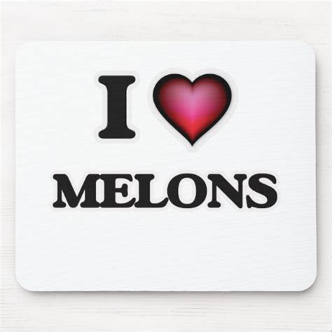 i love melons mouse pad zazzle