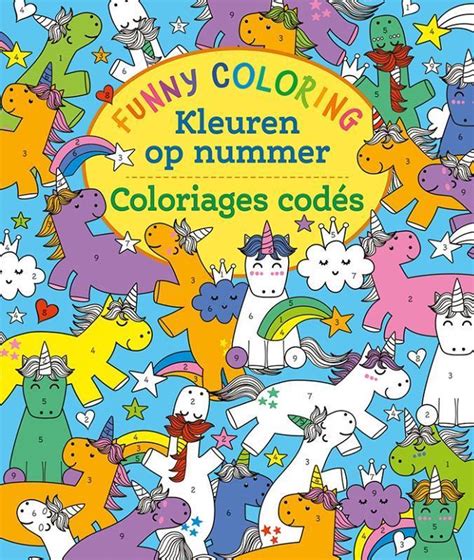bolcom kleuren op nummer kleurboek tekenboek kleuren op nummer voor kinderen