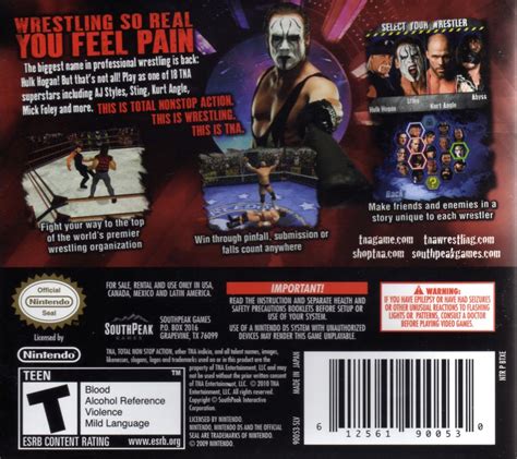 Tna Impact Cross The Line Cover Or Packaging Material Mobygames