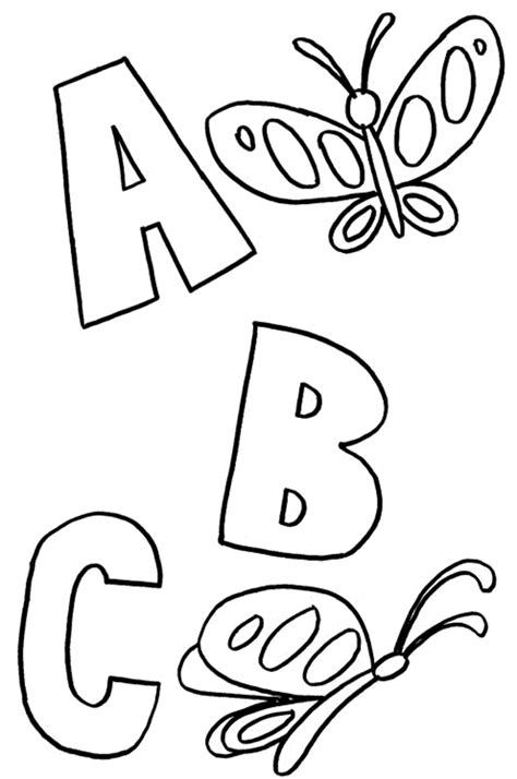 abcd coloring pages coloring home