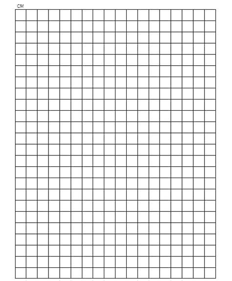 printable   cm graph paper  centimeter grid paper