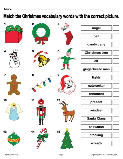 christmas activities printable worksheets