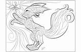 Fox Adults Coloring Pages Printable Everfreecoloring sketch template