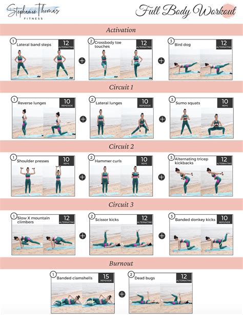 full body workout routine  female beginners eoua blog