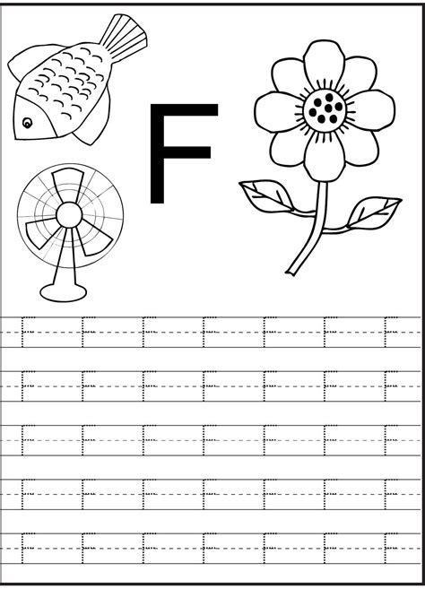 letter exercises  preschoolers letter worksheets