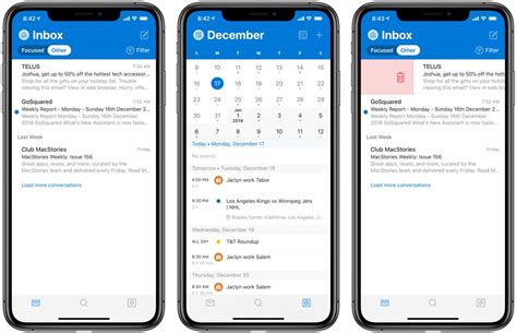Outlook For Ios Gains New Design And Improved Haptic