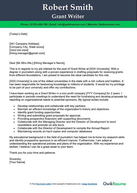 grant cover letter template examples letter template vrogueco