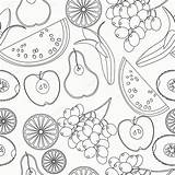Frutta Fruit Kleurplaat Kiwi Verdura Coole Malvorlage Fumetto Messe Verdure sketch template